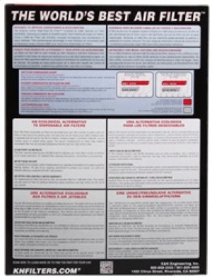 BMW 135i Drop In Air Filter - K&N Engineering - High-Flow - `06-`09 BMW 135i Drop In Air Filter - K&N Engineering - High-Flow - `06-`09